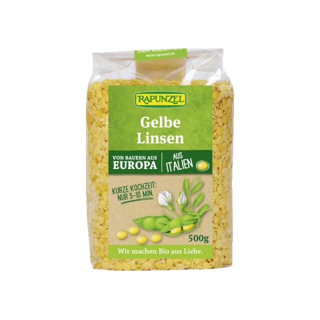 Linte galbena Bio Rapunzel 500 g