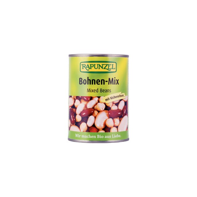 Fasole mixta in doza Bio Rapunzel 400 g