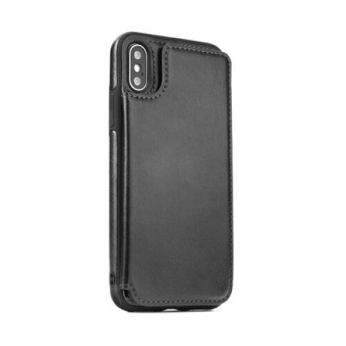 Husa Forcell Wallet pentru iPhone XS neagra