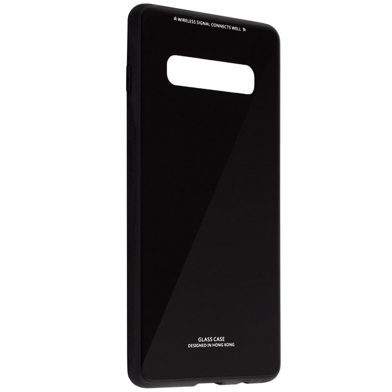 Carcasa GLASS pentru Samsung Galaxy S10 Plus neagra