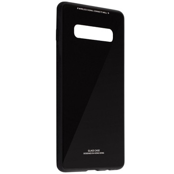 Carcasa GLASS pentru Samsung Galaxy S10 Plus neagra Carcasa GLASS pentru Samsung Galaxy S10 Plus neagra