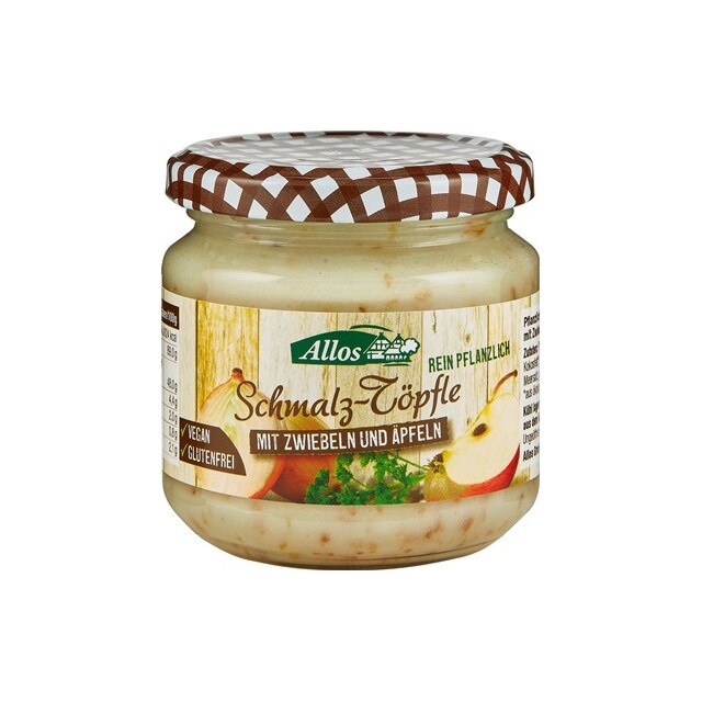 Unsoare vegetala cu ceapa si mar Fara Gluten Bio Allos 150 g