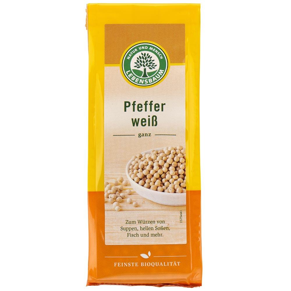 Piper alb intreg Bio 50 g Lebensbaum