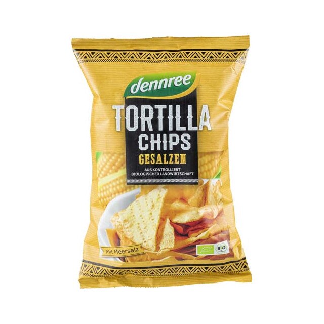Tortilla chips cu sare eco Bio Dennree 125 g