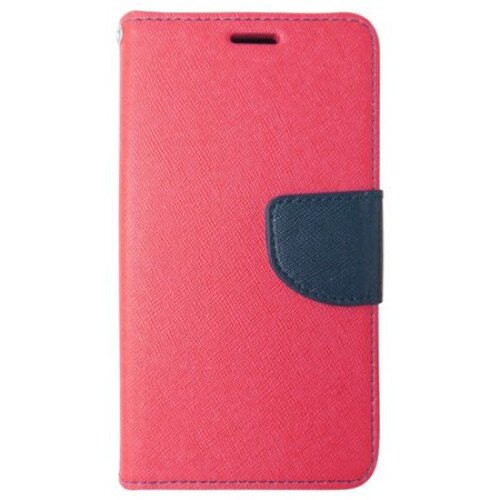 Husa tip carte Fancy Book rosu cu bleumarin Nokia 5 MSM8937