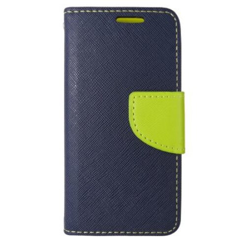Husa tip carte Fancy bleumarin + verde LG K9-K8 2018