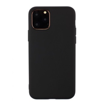 Husa din silicon mat pentru iPhone 11 , negru Husa din silicon mat pentru iPhone 11 , negru
