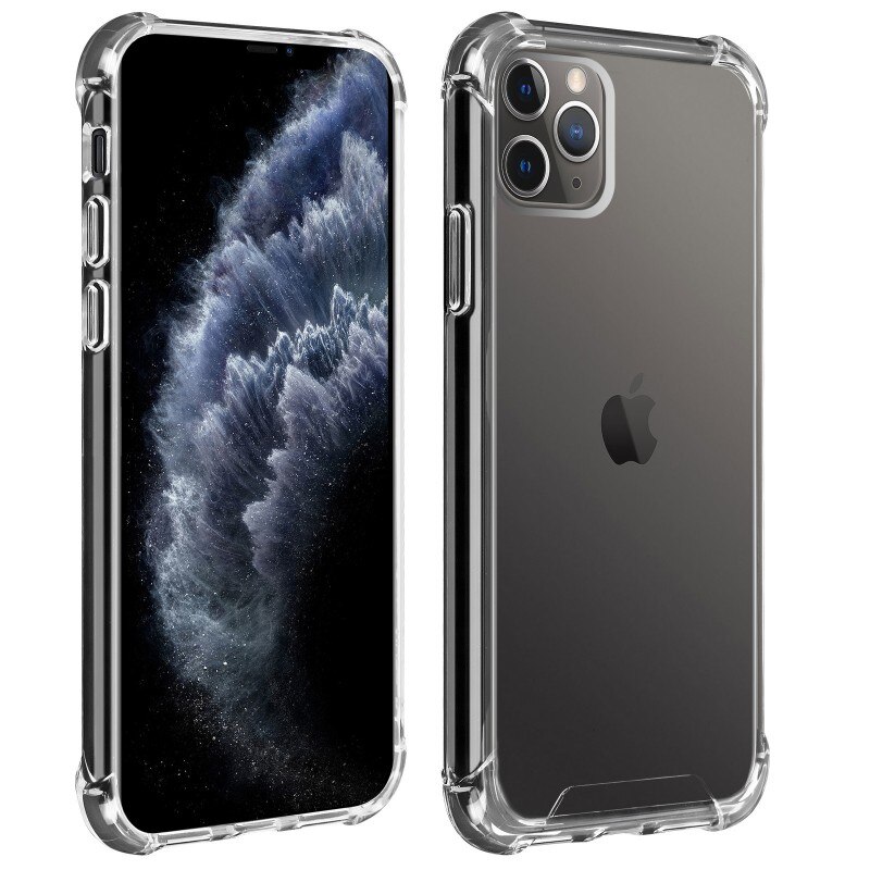 Husa de protectie antisoc pentru Apple iPhone 11 Pro Max, AKASHI REINFORCED, Transparent