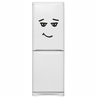 sticker decorativ pentru perete modern bucatarie frigider sau camera copilului love smiley face emoji ironic negru 40 x 37 cm imagen 13_0_
0