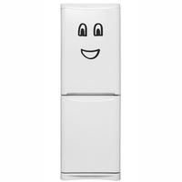 sticker decorativ pentru perete modern bucatarie frigider sau camera copilului love smiley face emoji bucuros si zambaret negru 30 x 40 cm imagen 12_0_
0