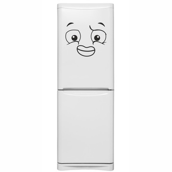 Sticker decorativ modern, Pentru bucatarie si frigider, fata timida si ingrijorata, Smiley, emoji, Negru, 40 x 33 cm Sticker decorativ modern, Pentru bucatarie si frigider, fata timida si ingrijorata, Smiley, emoji, Negru, 40 x 33 cm