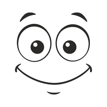 Sticker decorativ modern, Pentru bucatarie si frigider, fata zambitoare, Smiley, Negru, 40 x 42 cm Sticker decorativ modern, Pentru bucatarie si frigider, fata zambitoare, Smiley, Negru, 40 x 42 cm