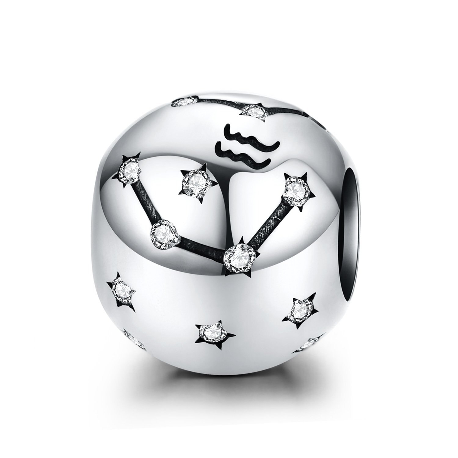 Talisman din argint Aquarius constellation