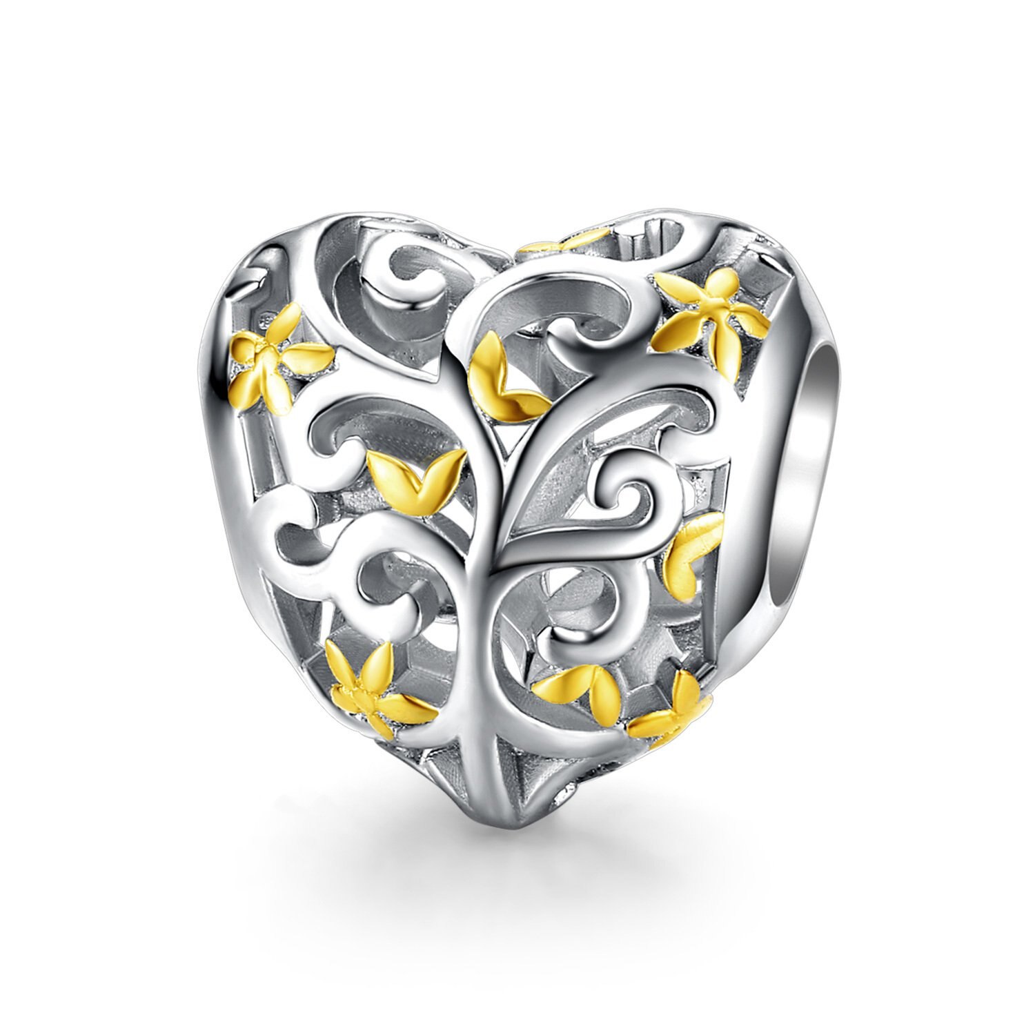 Talisman din argint Golden Family tree