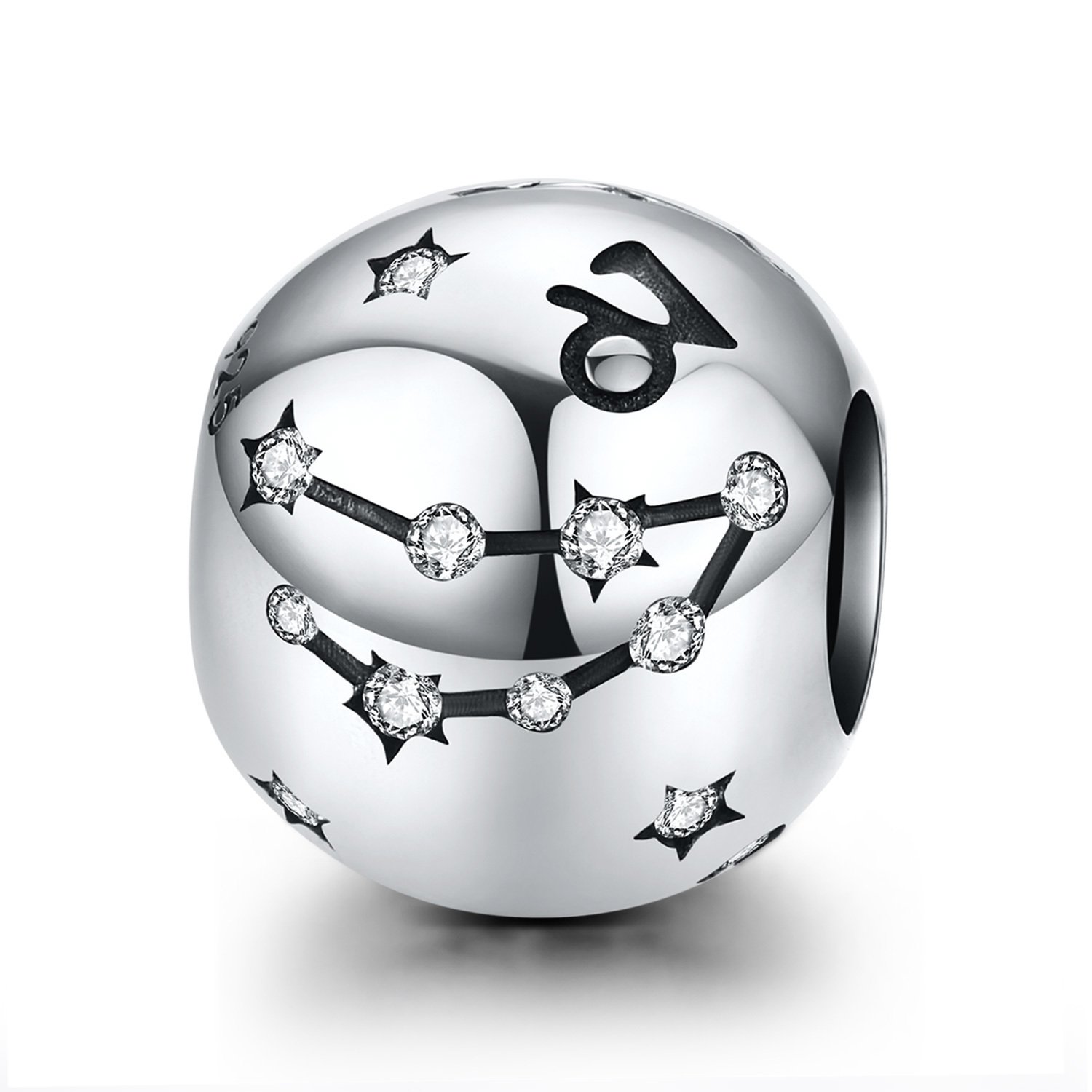 Talisman din argint Capricorn constellation