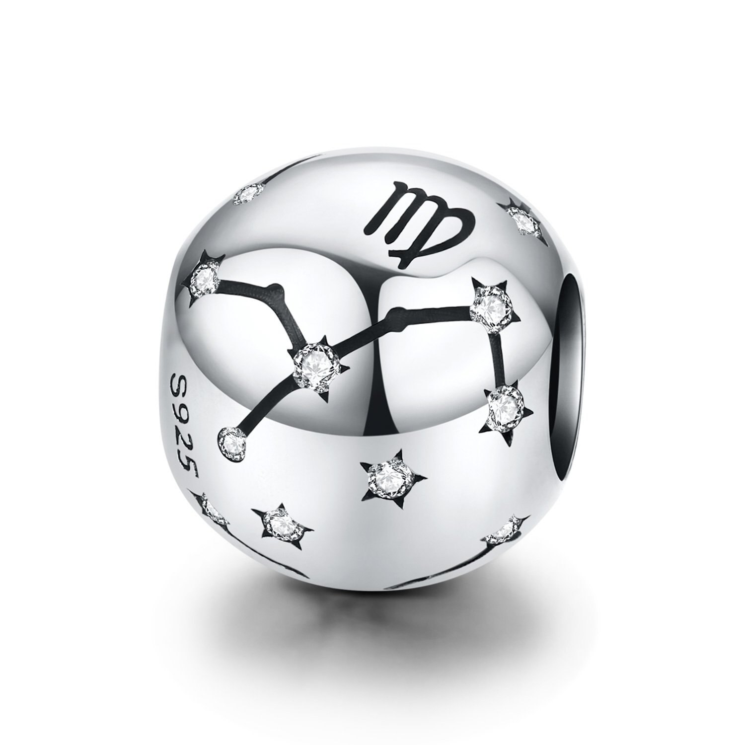 Talisman din argint Virgo constellation