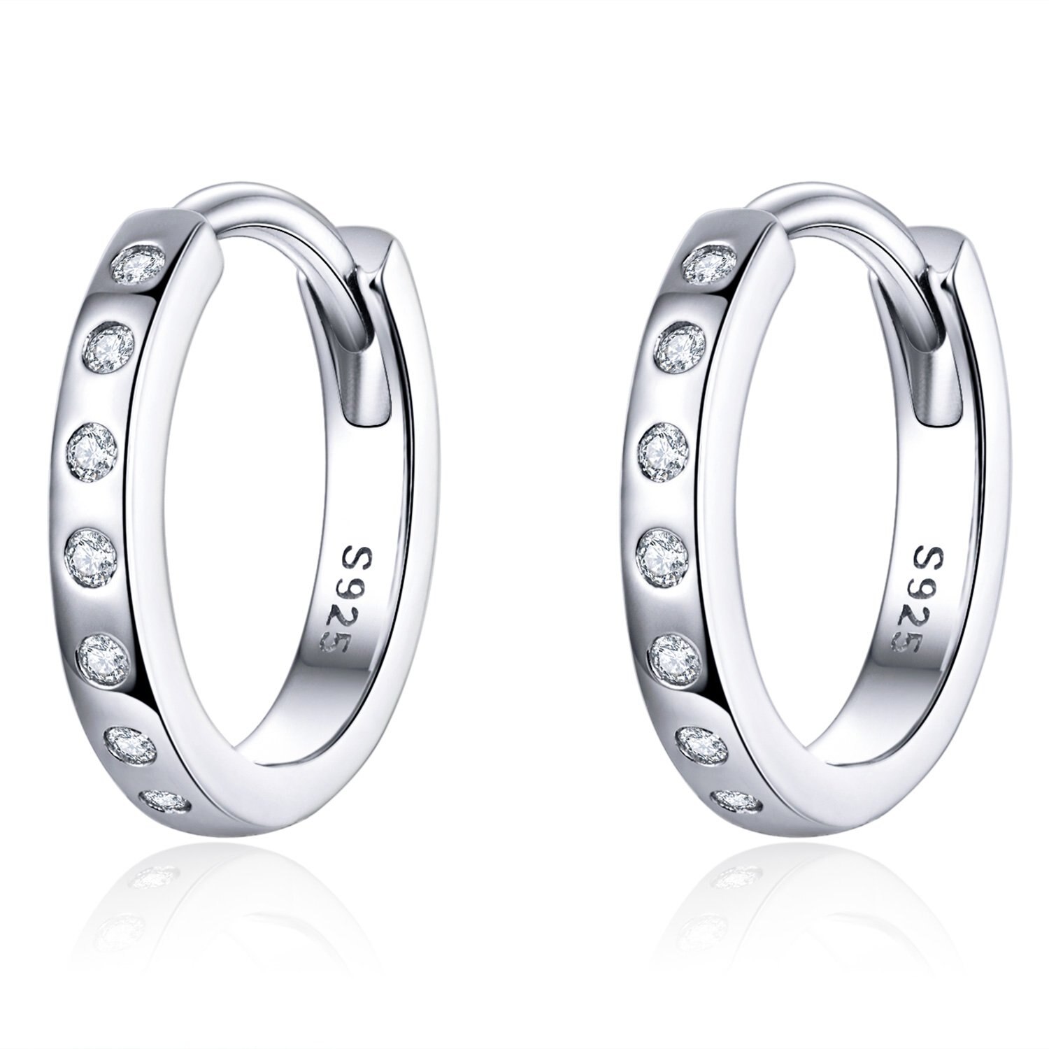 Cercei din argint Classic hoops