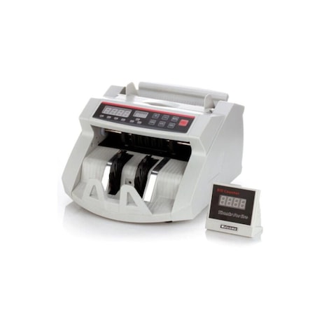 Masina de numarat bani, 7 butoane, Alb