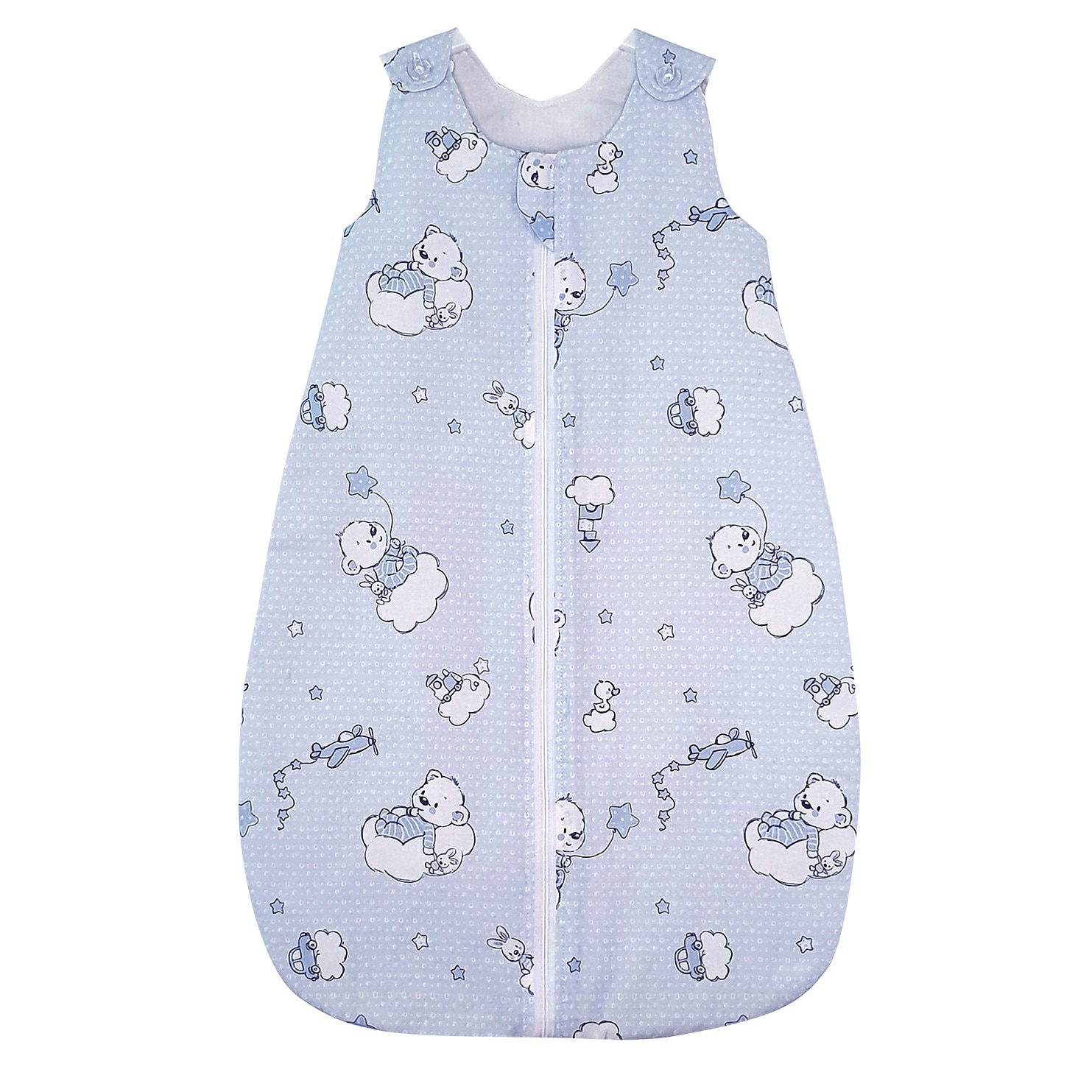 Sac de dormit, KidsDecor, toamna 1 tog Ursuletul Martinica albastru 70 cm