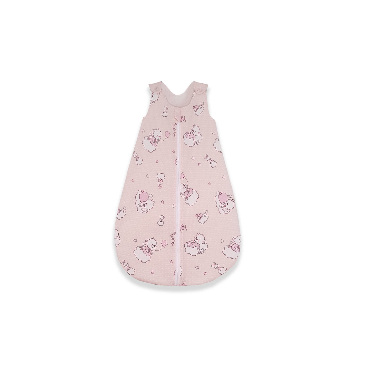 Sac de dormit, KidsDecor, iarna 2.5 tog Ursuletul Martinica roz 60 cm