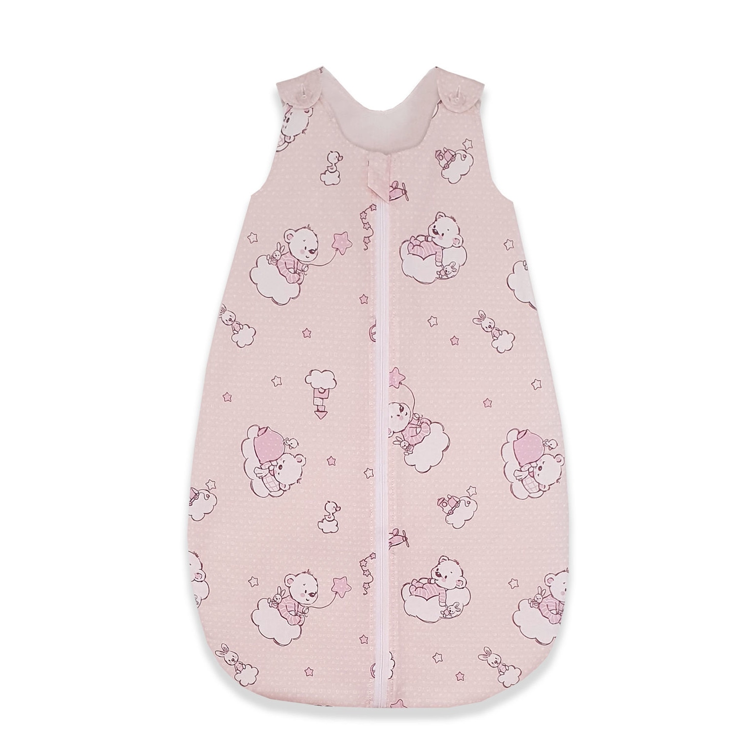 Sac de dormit, KidsDecor, primavara 0.8 tog Ursuletul Martinica roz 70 cm