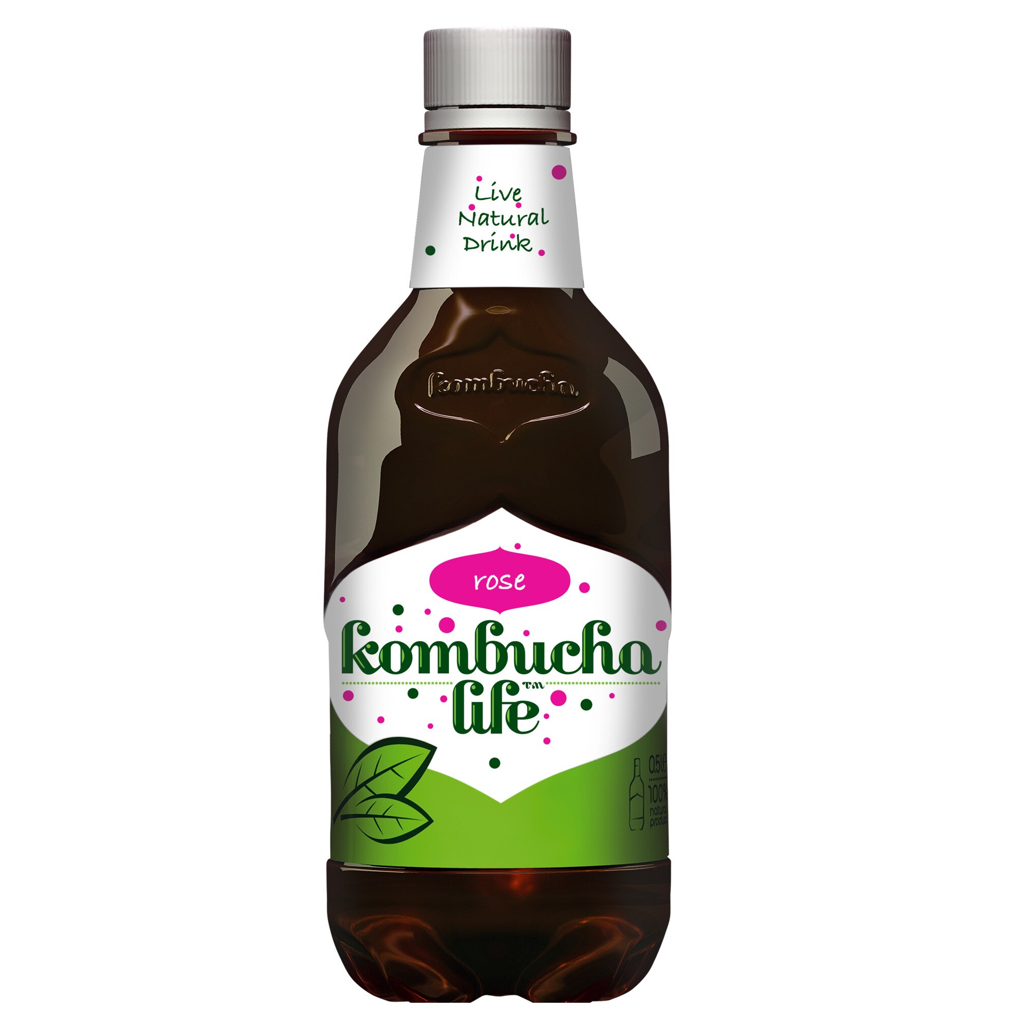 Suc de Trandafir, Kombucha Life, 500 ml