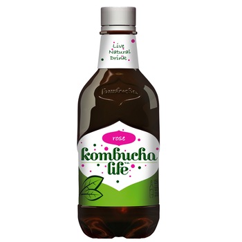 Suc de Trandafir, Kombucha Life, 500 ml Suc de Trandafir, Kombucha Life, 500 ml