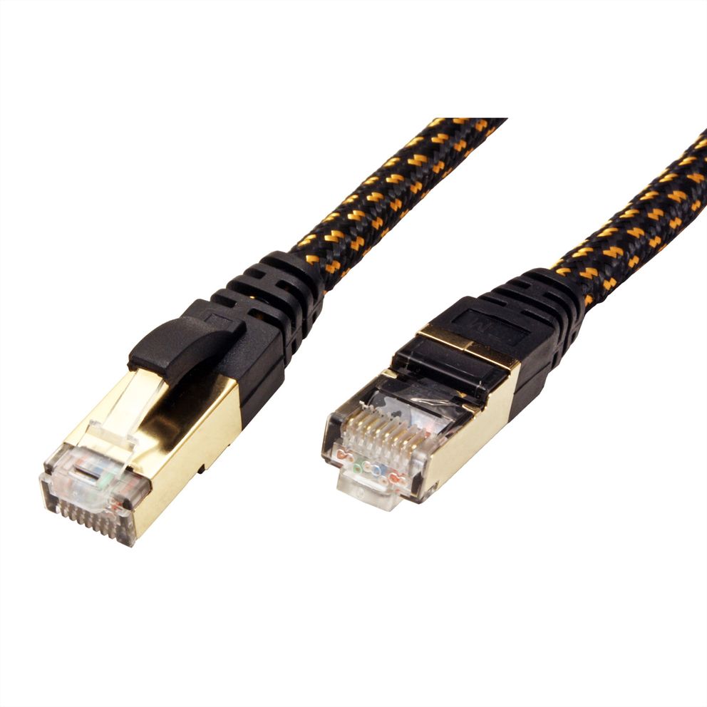 Cablu de retea S/FTP (PiMF) GOLD cat 6A 7m, Roline 21.15.2186