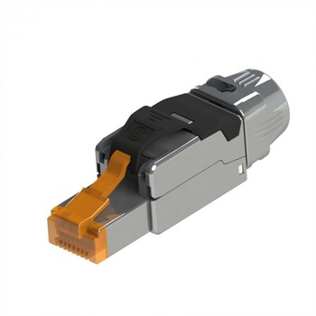 Conector RJ45 cat 8.1 pentru fir solid AWG 22 - 24, Roline 21.17.3086 Conector RJ45 cat 8.1 pentru fir solid AWG 22 - 24, Roline 21.17.3086