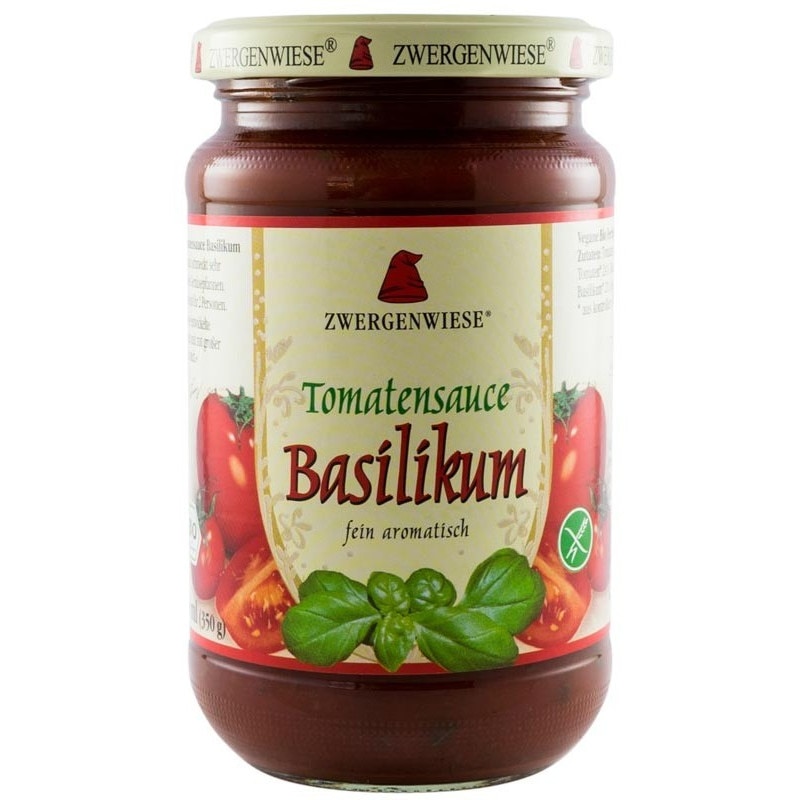 Sos BIO de rosii Basilikum Zwergenwiese 340 g