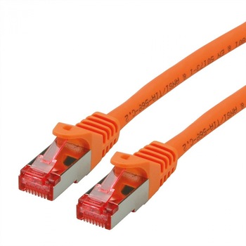 Cablu de retea SFTP cat 6 Component Level LSOH orange 2m, Roline 21.15.2672 Cablu de retea SFTP cat 6 Component Level LSOH orange 2m, Roline 21.15.2672