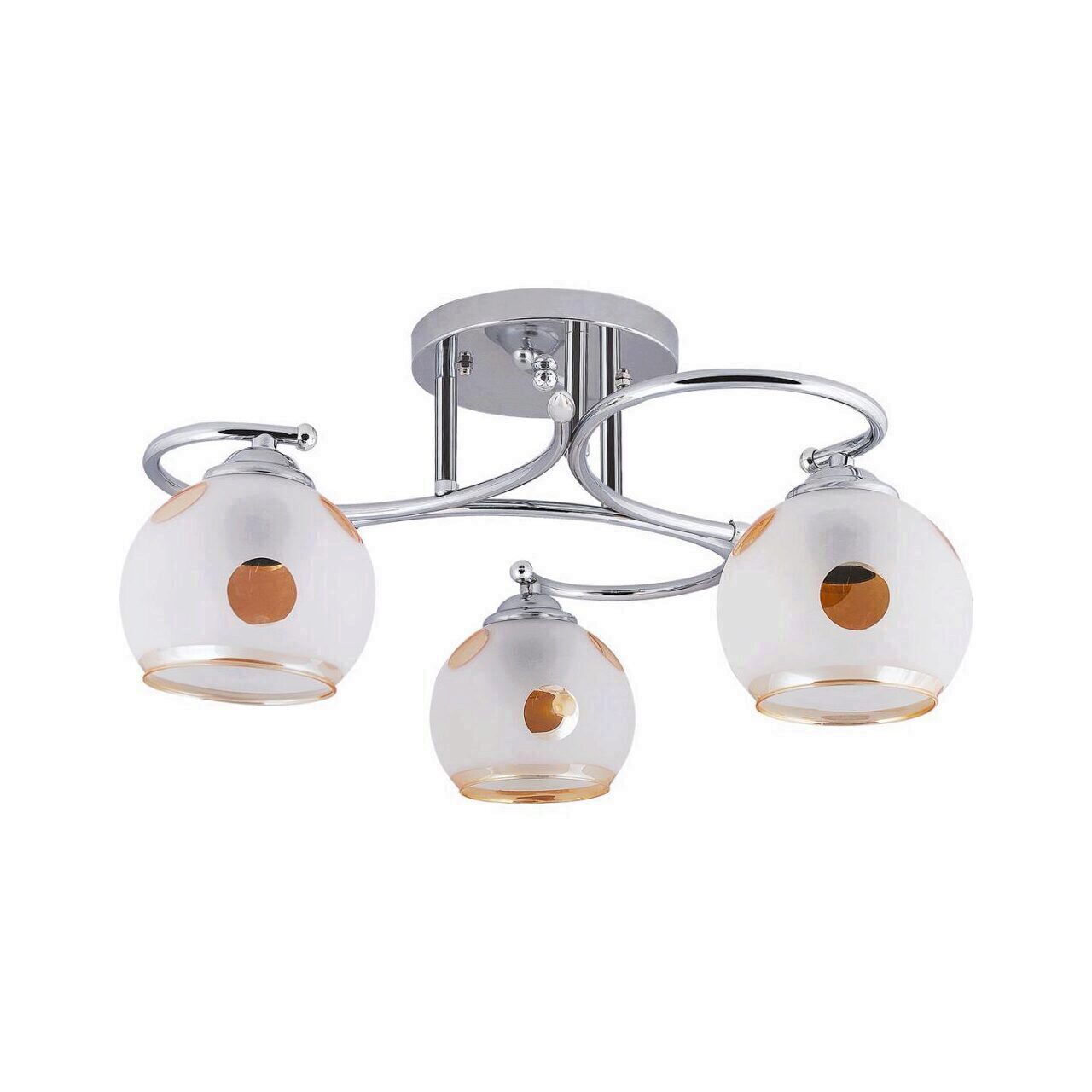 Lustra Nicole crom+maro 60W 3xE27 ERSTE EL0023779