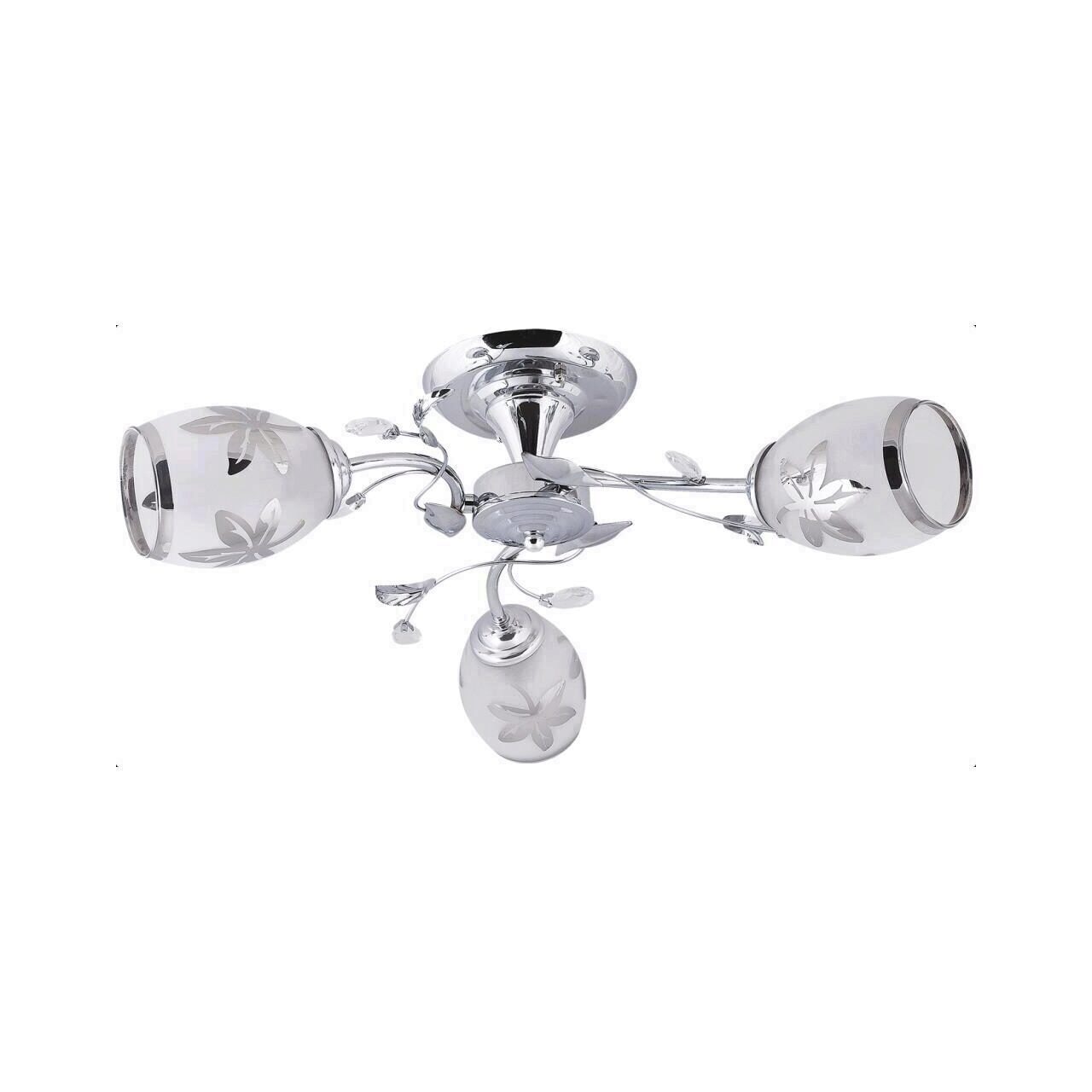 Lustra Interior Erste Maria 3x60W Max E27 EL0023763 Culoare Crom Alb