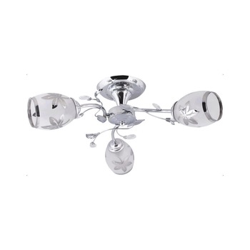 Lustra Interior Erste Maria 3x60W Max E27 EL0023763 Culoare Crom Alb Lustra Interior Erste Maria 3x60W Max E27 EL0023763 Culoare Crom Alb