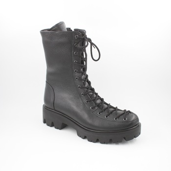 Bocanci dama, SandAli, piele naturala bizon, talpa usoara, crampoane mari, 14g, N, Negru Bocanci dama, SandAli, piele naturala bizon, talpa usoara, crampoane mari, 14g, N, Negru