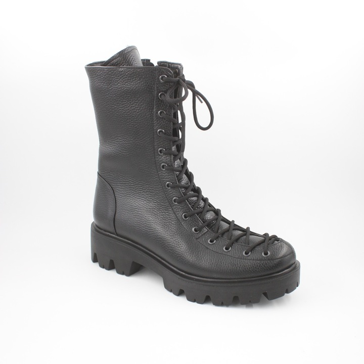 Bocanci dama, SandAli, piele naturala bizon, talpa usoara, crampoane mari, 14g, N, 37 EU