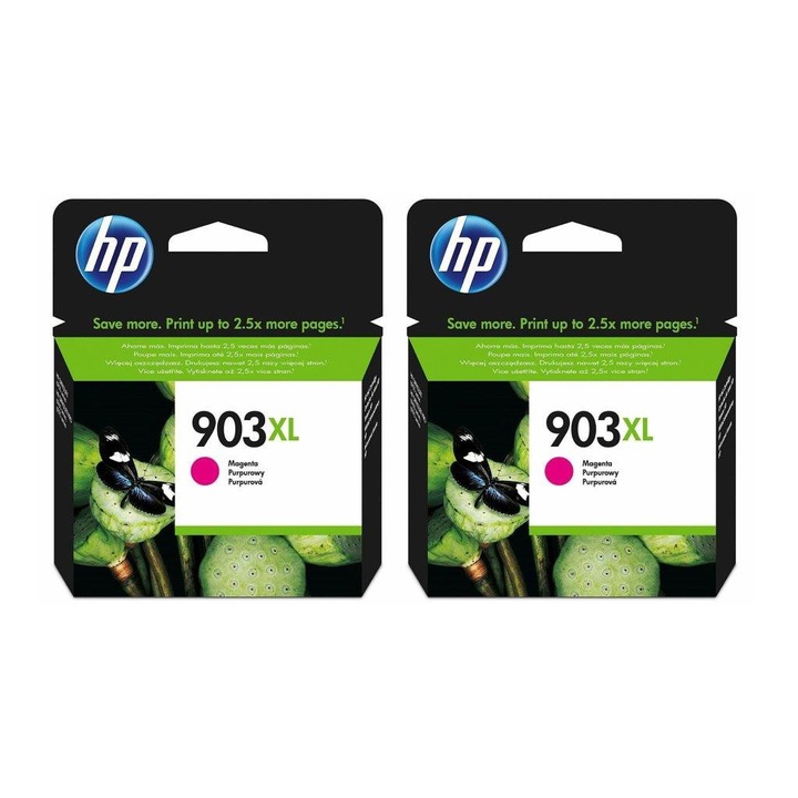 Pachet cartuse cerneala HP (903XL)x2 magenta T6M07AE original 1650 pagini