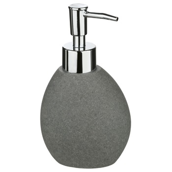 Dispenser sapun gri, 9 x 6 x 16.5 cm, JJA Dispenser sapun gri, 9 x 6 x 16.5 cm, JJA