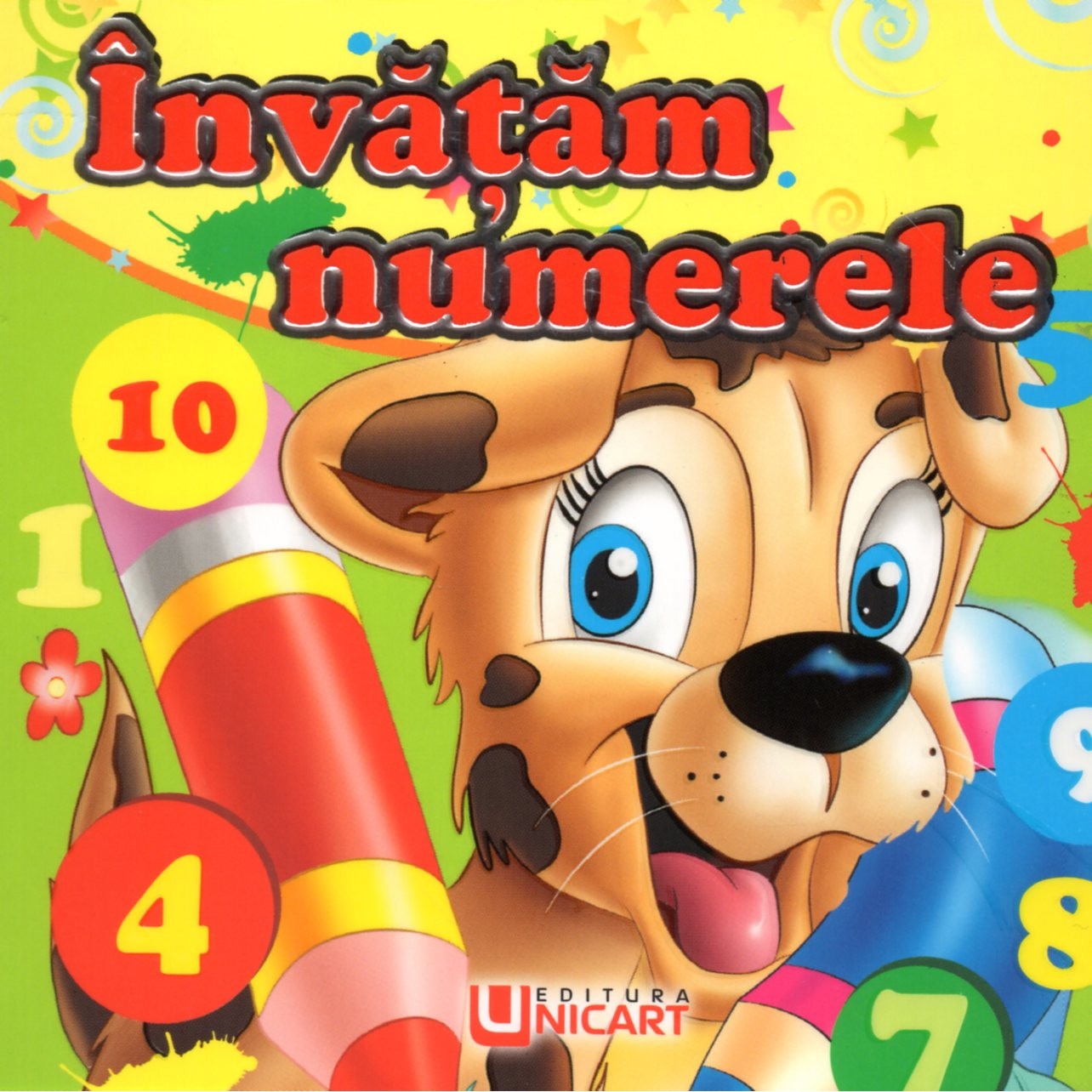 Pliante cartonate- Invatam numerele, autor Maftei Vasile