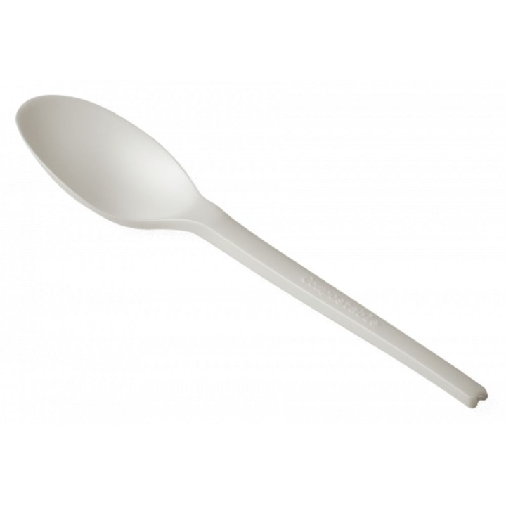 Set 10 Linguri Biodegradabile Albe, 16.5 cm, Accesorii pentru Bucatarie