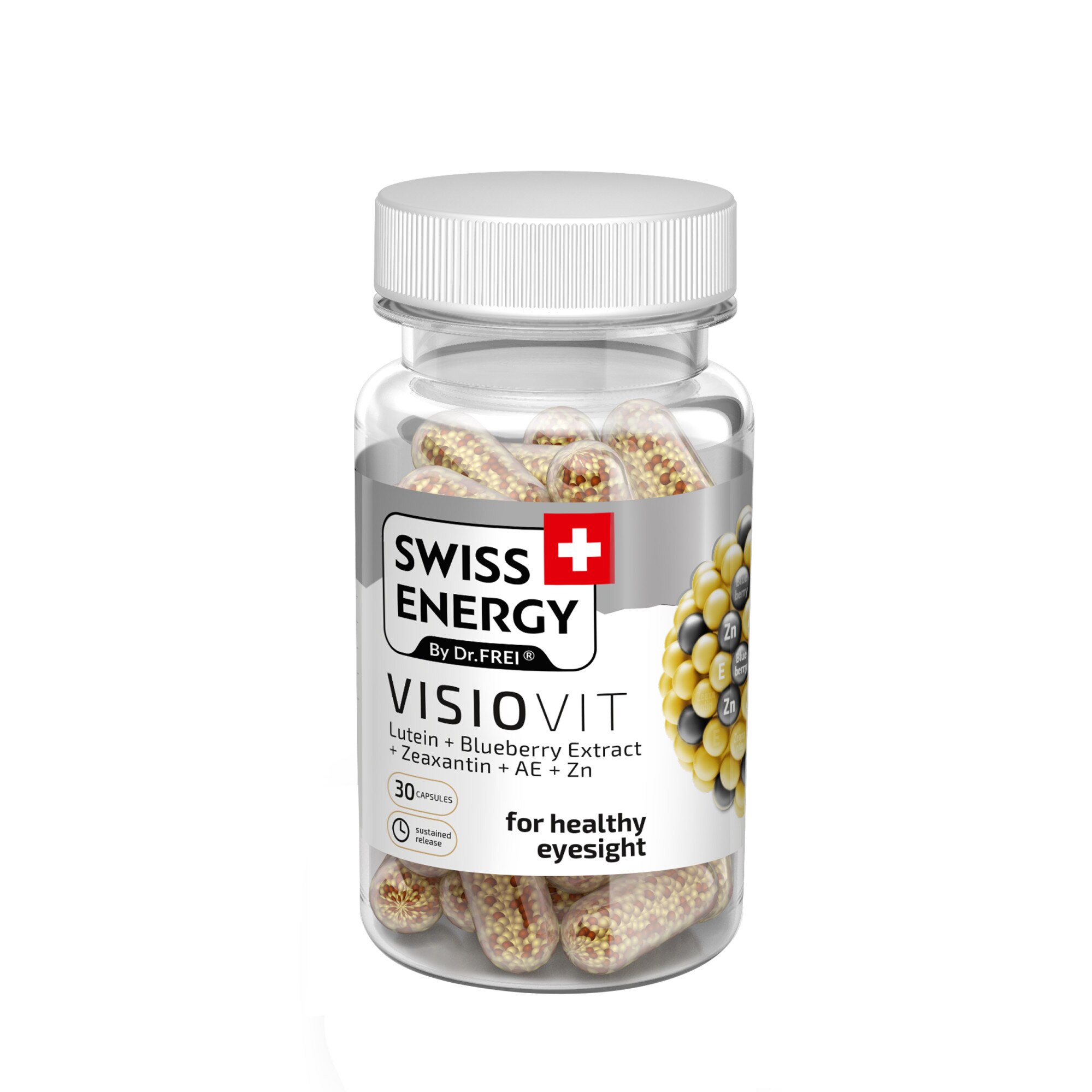 Vitamine Swiss Energy, Visiovit, Nano Capsule, 30 buc.