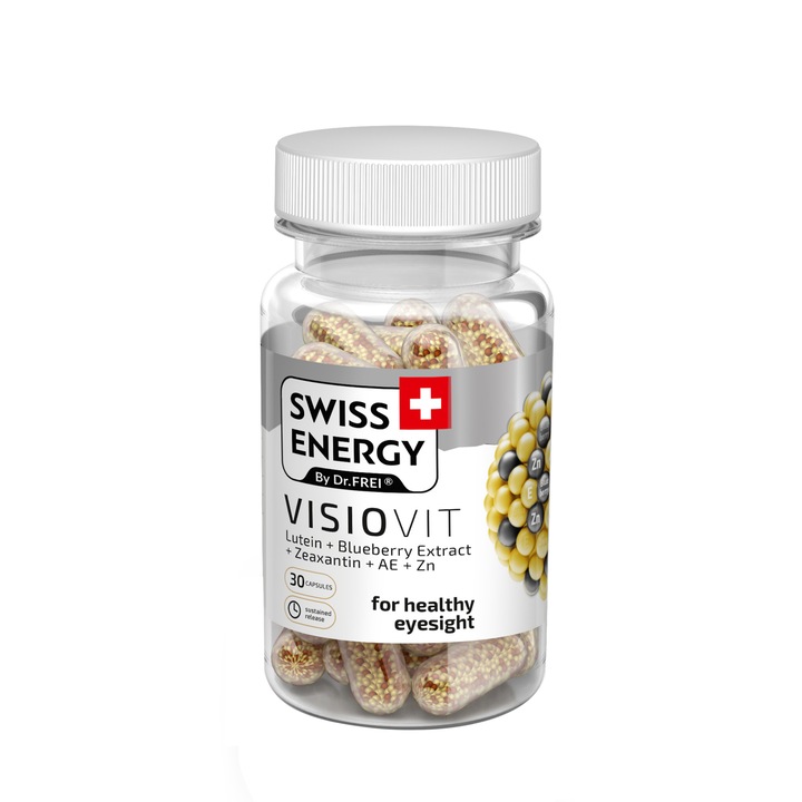 Vitamine Swiss Energy, Visiovit, Nano Capsule, 30 buc