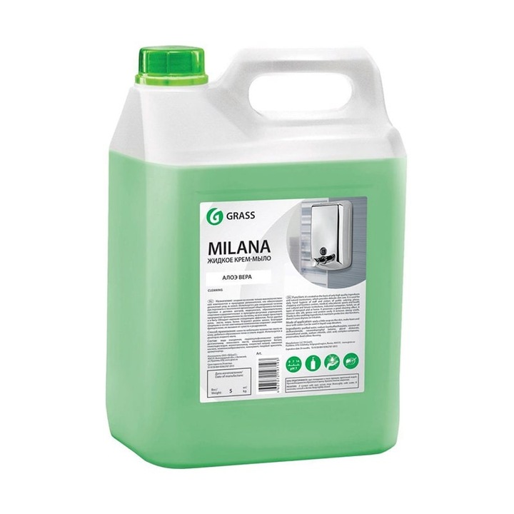 Sapun lichid crema Aloe Vera Milana Grass 5Kg