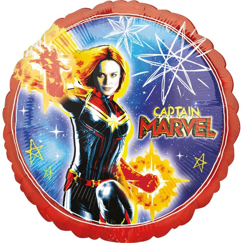 Balon folie 45 cm Captain Marvel, Amscan A39510