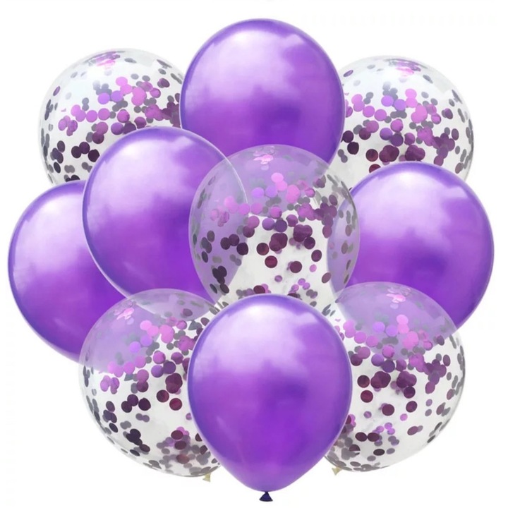 20 db-os lufi készlet a partihoz, Lila