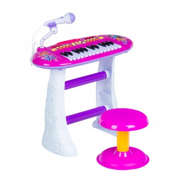 Orga electronica muzicala cu pian si microfon, functie karaoke, SUPER PIANO PLAYER, cantece demonstrative, 8 sunete de instrumente, roz/mov Orga electronica muzicala cu pian si microfon, functie karaoke, SUPER PIANO PLAYER, cantece demonstrative, 8 sunete de instrumente, roz/mov