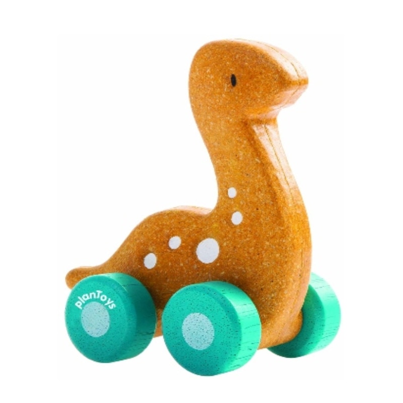 Jucarie de lemn - Masinuta dinozaur