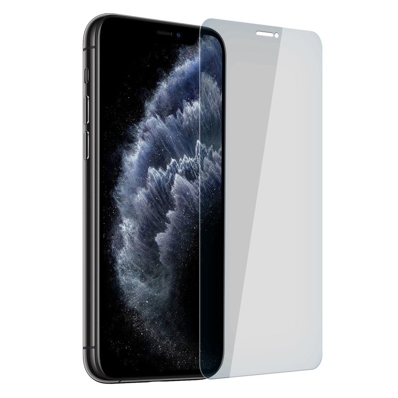 Set 2 folii protectie AKASHI TEMPERED GLASS pentru iPhone 11 Pro Max, Transparent