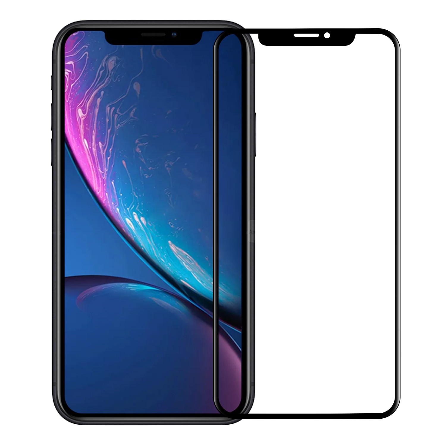 Folie de sticla full screen 3D AKASHI TEMPERED GLASS pentru Apple iPhone 11 Pro Max