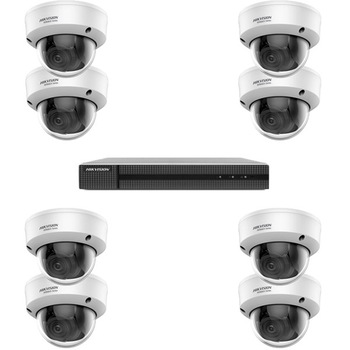 Kit sistem supraveghere HiWatch DVR UltraHD 1440p H.265 Pro + 8 camere TVI 4 MP exterior Kit sistem supraveghere HiWatch DVR UltraHD 1440p H.265 Pro + 8 camere TVI 4 MP exterior